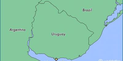 Мапа на Уругвај montevideo
