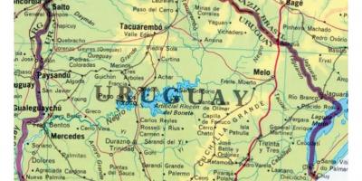 Мапа на Уругвај